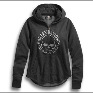 COPY - Harley-Davidson women’s metallic skull hoodie